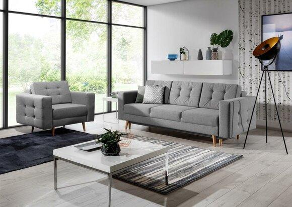 Sofagarnitur 3+1 Sitzer Sitzpolster Garnituren Leder Sofas Couchen Polster Sofa