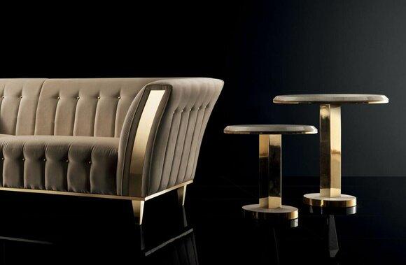 Runder Beistelltisch Tisch Couchtisch Sofa Wohnzimmer Design Tische Rund Möbel