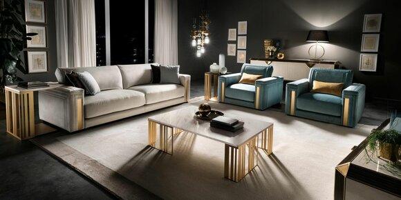 Sofagarnitur 31 Sitzer Set Design Sofa Polster Couchen Couch Luxus arredoclassic