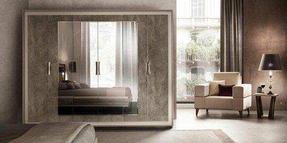 Luxus Kleider Schrank Designer Kleiderschränke Schrank 6 türiger arredoclassic