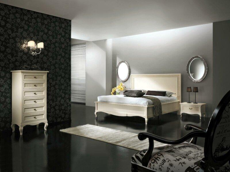 Design Klassische Luxus Betten Gruppe Holz Bett Nachttisch 4tlg Schlafzimmer Set