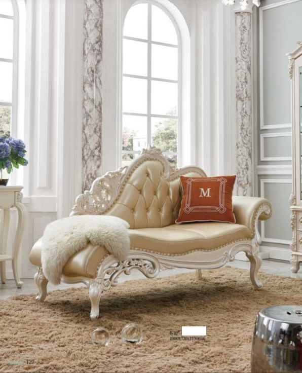 Chesterfield Liege Chaiselongues Klassische Couch Sofa Ledersofa Liegen Barock