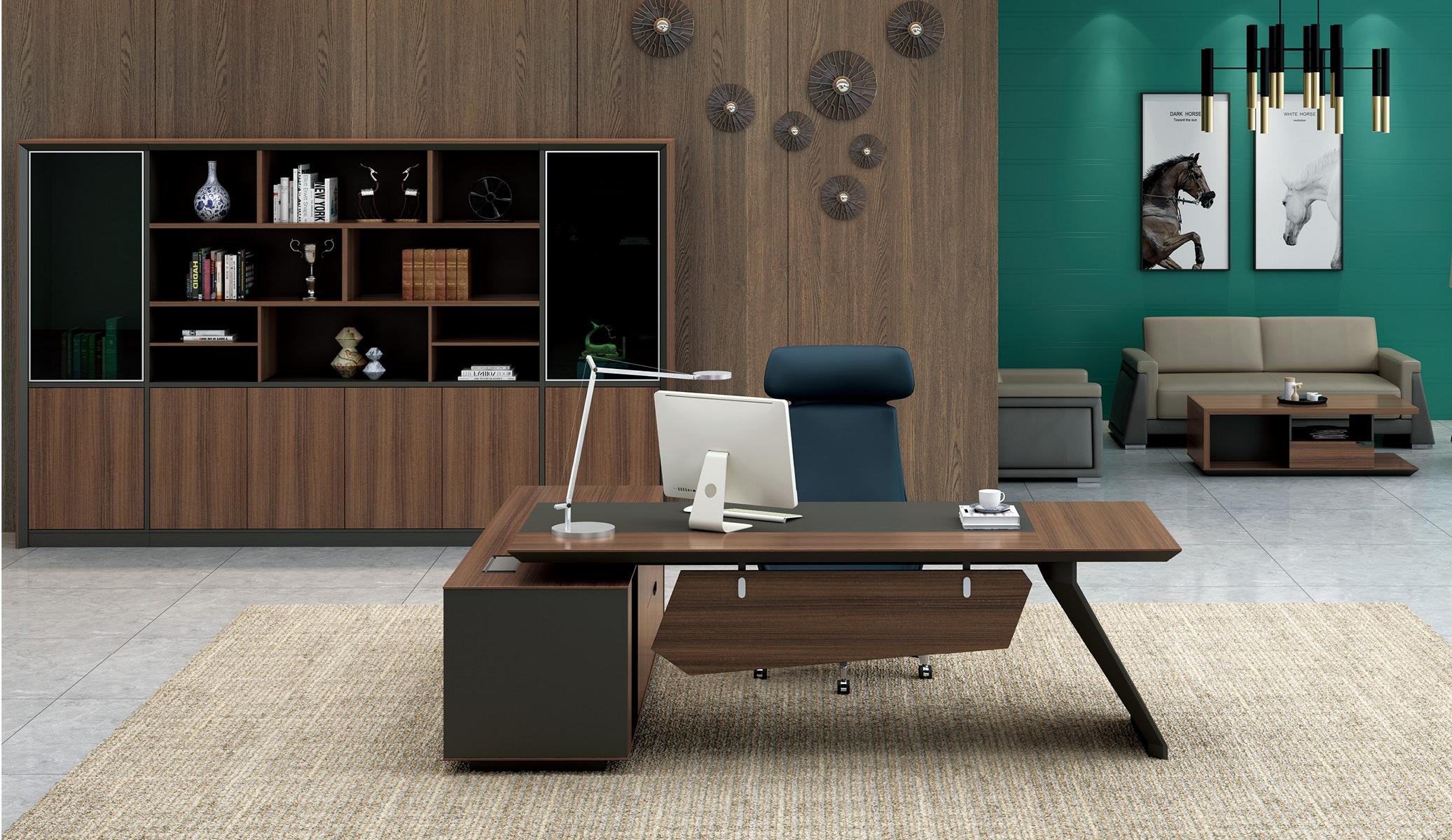 Home Office Schreibtisch Büro Einrichtung Tisch Schubladen Arbeitszimmer Sofort