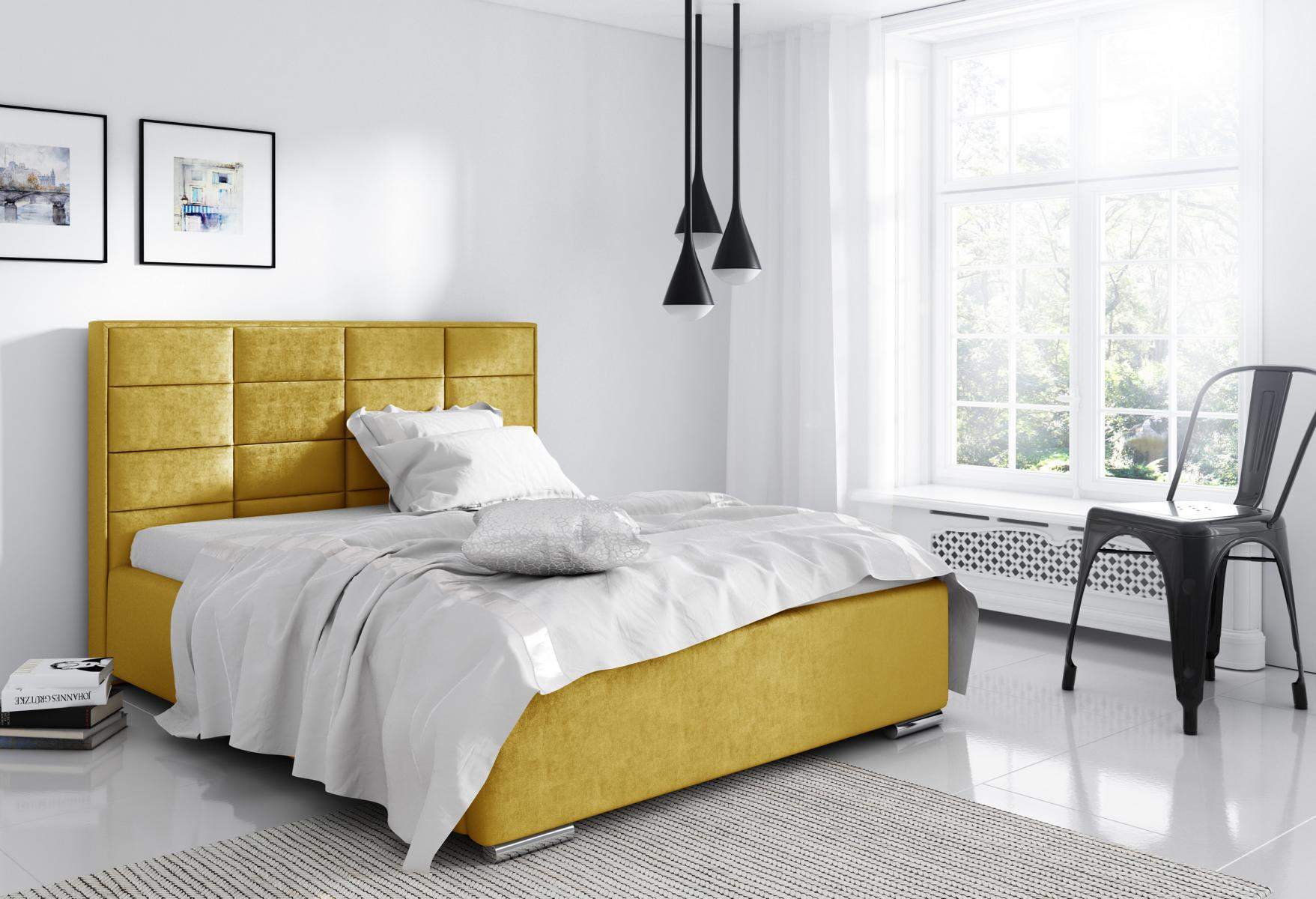 Bettrahmen Stoff Textil Design Doppel Hotel Modern Bett Schlafzimmer Betten Neu