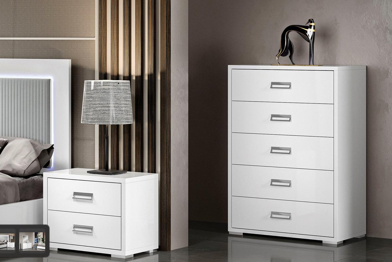 Kommode Designer Luxus Kommoden Möbel Holz hoch Schrank Weiß Modern Sideboard