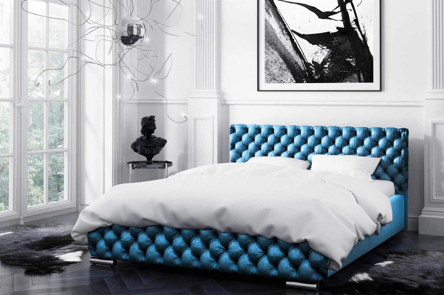 Polsterbett 180x200 Doppelbett Hotel Modern Bett Schlafzimmer Betten Bettrahmen