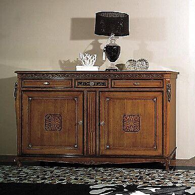 Kommode Wohnzimmer Kommode Schubladen Holz Sideboard Schrank Schränke Massiv