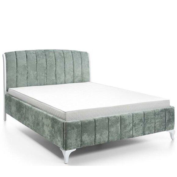 Bett Polster Design Luxus Doppel Hotel Betten Schlaf Zimmer Modern Stoff