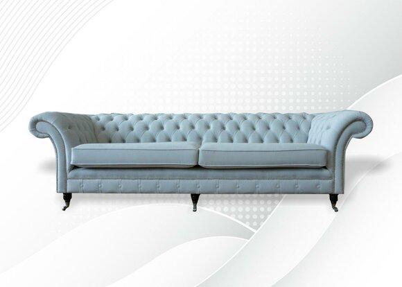 Polster Sofas Design Luxus Couch Sofa 4 Sitzer Stoff Couchen Viersitzer Samt Neu