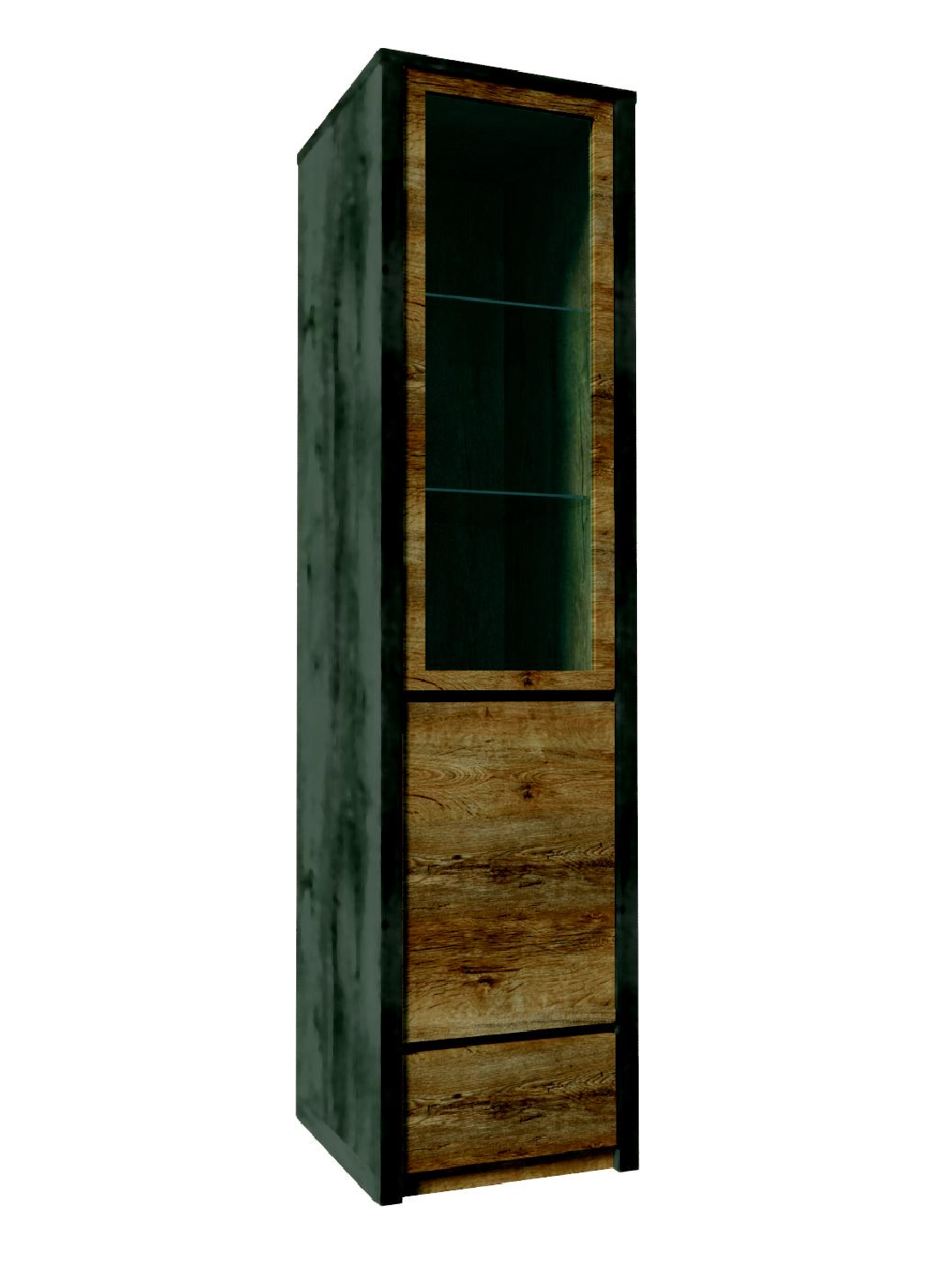 Vitrinen Massive Möbel Holz Schränke Neu Echtholz Vitrine Hoch Schrank Glas