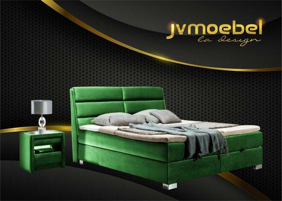 Bett 2x Nachttisch 3 tlg. Schlafzimmer Set Design Möbel Modern Luxus Betten Neu