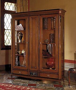 Vitrine Regal Bücherschrank Wohnwand Schrank Möbel Regale Schränke Wand Möbel