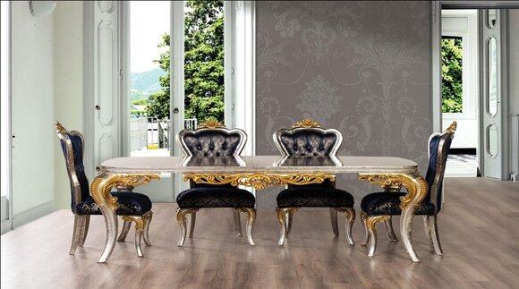 Tisch Esstisch Esszimmertisch Esszimmer Holz Tische Barock Ess Luxus Möbel Neu