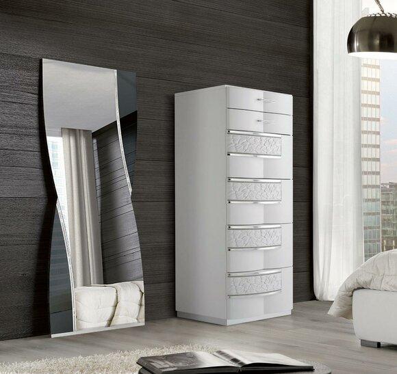 Kommode Sideboard Kommoden 6 Schubladen Hochschrank Schrank Holz Möbel Italien