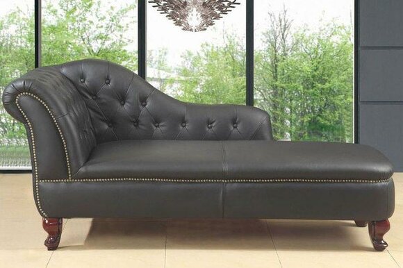 Lounge Liege Ottomane Polster Sofa Büro Relax Leder Chaiselongues Neu 1668