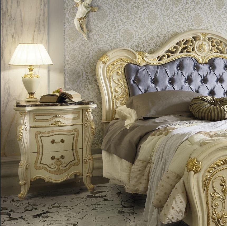 Italien Nachttisch Schrank Nachttische Schränke Beistelltisch Schlafzimmer Möbel