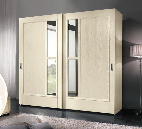 Schränke Kleider Kleiderschrank Schrank Luxus Schwebetüren Design Holz Modern
