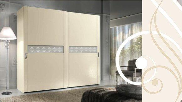 Schränke Italien Kleiderschrank Schrank Luxus Schwebetüren Design Holz Modern