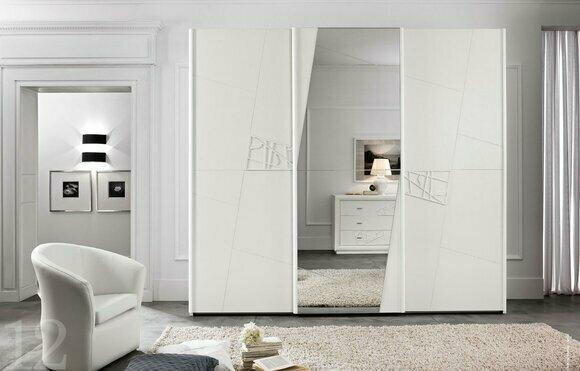 Schränke Itaalien Kleiderschrank Schrank Luxus Schwebetüren Design Holz Modern