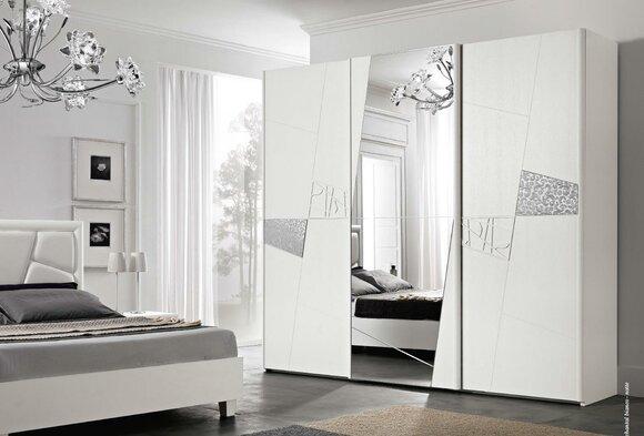 Schränke Italien Kleiderschrank Schrank Luxus Schwebetüren Design Holz Modern