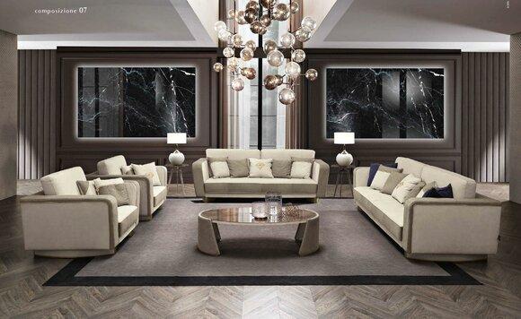 Sofagarnitur 3+2 Sitzer Set Design Sofas Polster Luxus Couchen Relax Moderne Neu