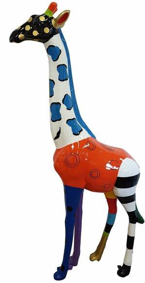 Design Figur Statue Moderne Figuren Statuen Dekoration Deko Giraffe Garten Neu