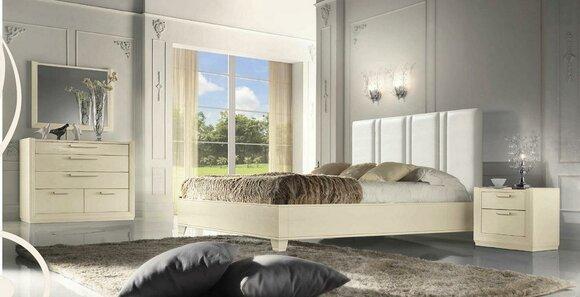 Doppelbetten Modernes Bettgestell Betten Bett Holz Polster