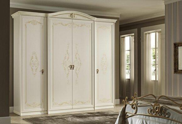 Kleiderschrank Schlafzimmerschrank Holz Kleiderschränke Schrank Weiß Schränke