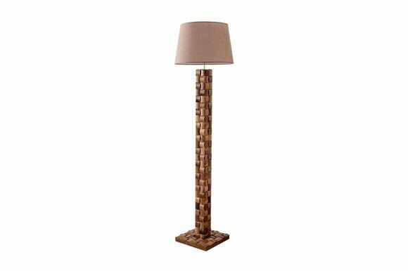 Stehleuchte Stehlampe Stand Steh Leuchten Lampen Lampe Braun Möbel Leuchte Neu