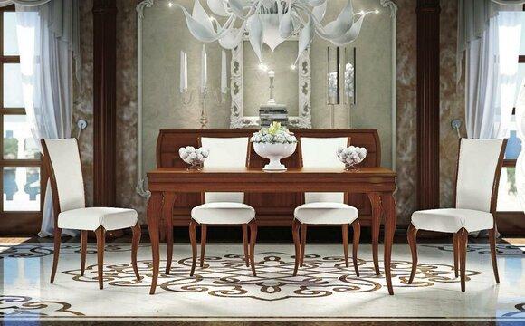 Luxus Esstisch Tische Ess Holz Modern Design Ausziehbar Esszimmer Italien