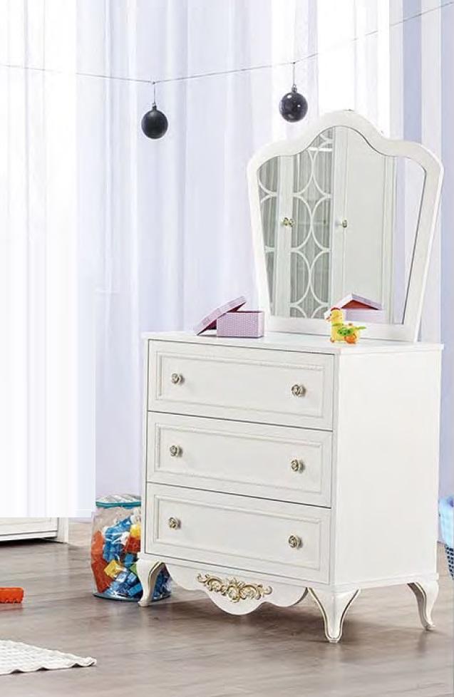 Kommode Schlafzimmer Anrichte Weiß klassische Anrichten Schrank Holz