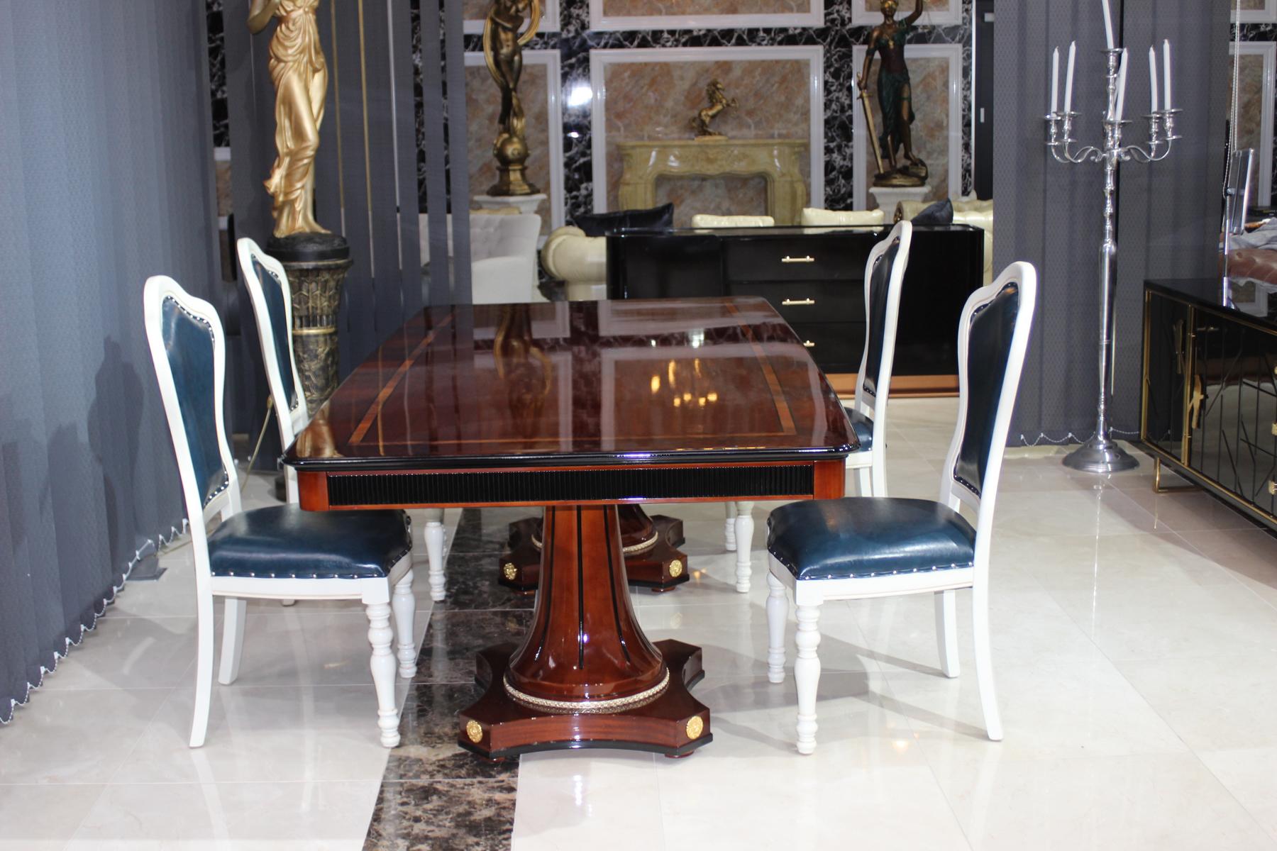 Lehnstühle Set Gruppe Esszimmer Polster Stühle 4x Sofort lieferbar