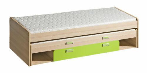 DOPPELBETT KINDERBETT JUGENDBETT + BETTKASTEN BETT EICHE 2 x BETTEN HOCHBETT