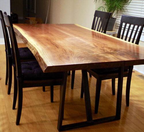 epoxid harz esstisch echtes holz massive möbel wasserfall epoxy tisch 260x100cm