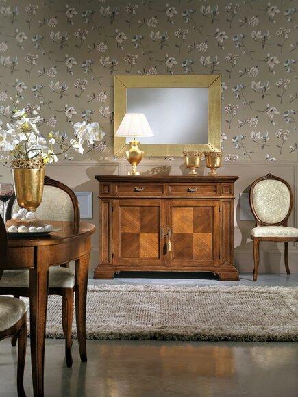 Kommode mit Spiegel Konsole Möbel Kommoden Schrank Design Sideboard 2tlg.
