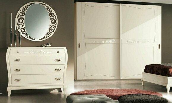 Kommode Spiegel Kommoden Schrank Regal Konsole Set 2tlg.