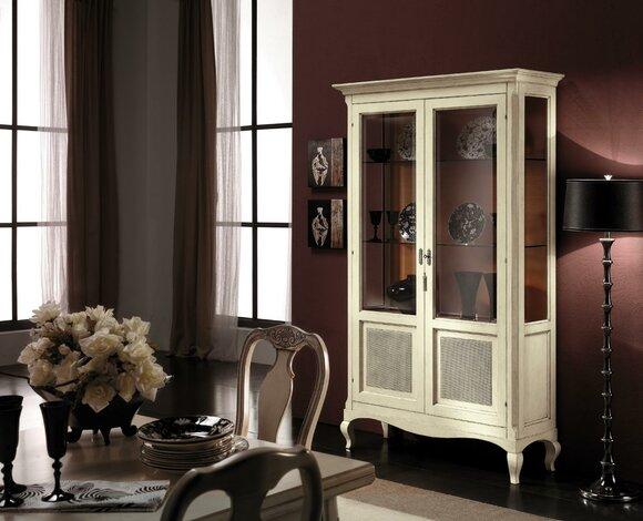 Vitrine Holz Luxus Schränke Klassische Anrichte Design Möbel Italienische