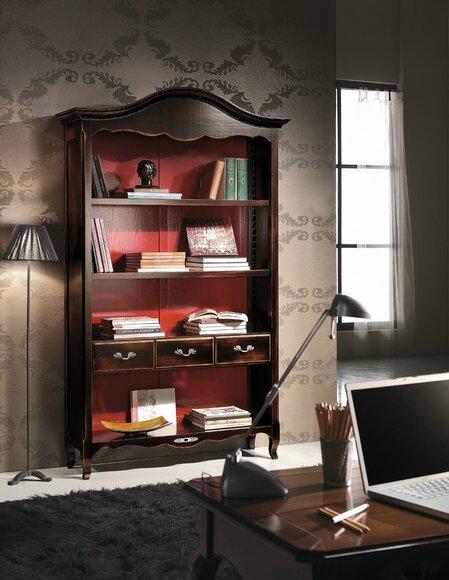 Bücherregal Vitrine Vitrinenschrank Klassischer Schrank Bücherschrank Holz