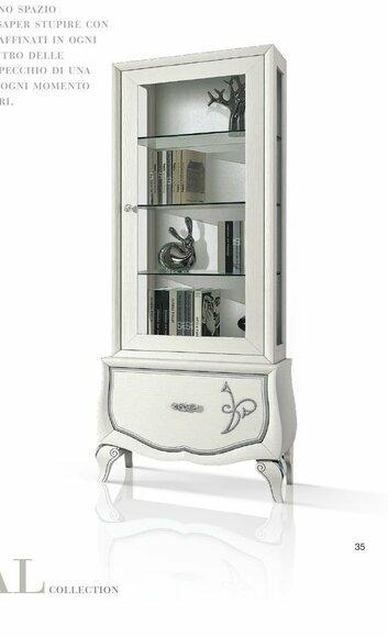 Vitrinen Glas Schrank Schränke Regal Holz Vitrine Design Modern Wohnzimmer