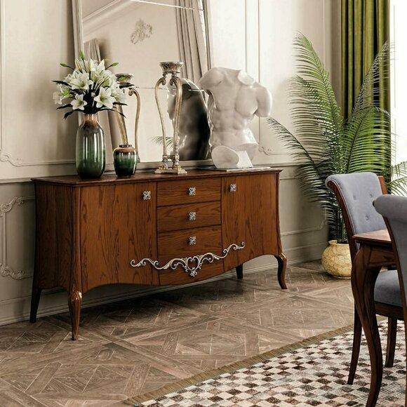 Kommode Schubladen Holz Kommoden Wohnzimmer Sideboard Schrank Schränke