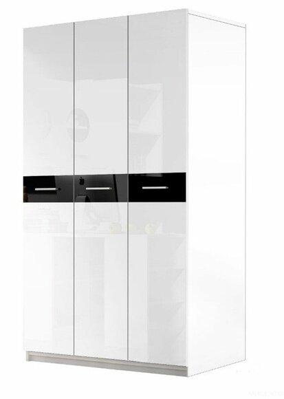 Schrank Schränke Kleiderschrank Hochglanz Kleiderschränke Kinderzimmer Weiß Neu