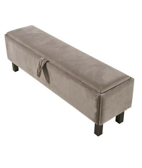 Fußhocker Bank Truhe mit Fach Schlafzimmer Bänke gepolsterte Sitzbank Möbel Neu