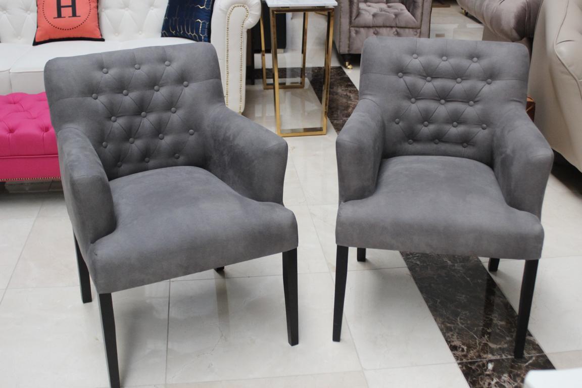 Sessel Luxus Polster Textil 1Sitzer Polster Sitz Einsitzer Chesterfield Sofort