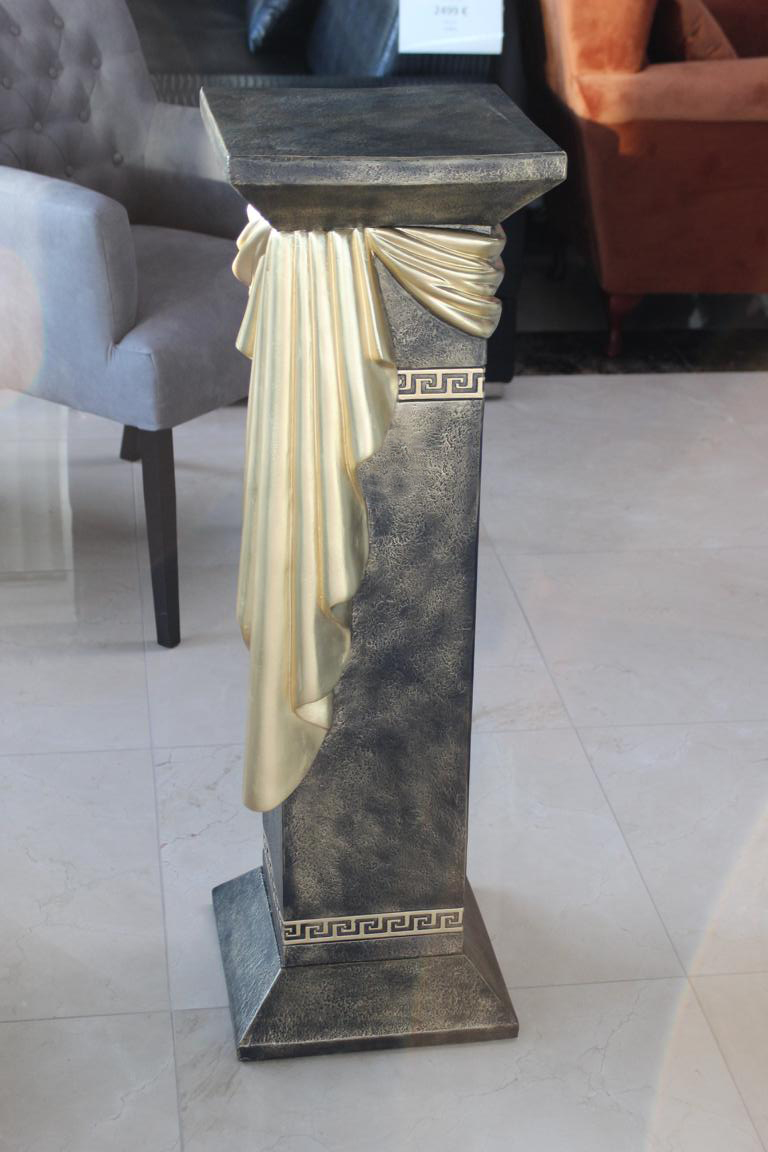 Gold Säule Skulptur Säulen Figuren Skulpturen Dekoration Deko Sofort