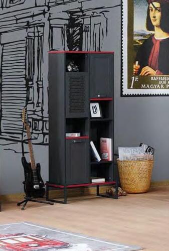 Schrank Bücherschrank Holz Neu Bücherregal Möbel Kinderzimmer Regale Schwarz Neu