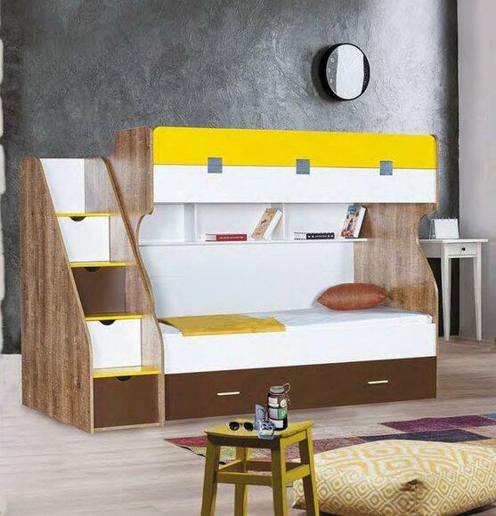 Betten Etagenbett Hochbett Doppel Betten Kinderzimmer Doppelstockbett Holz Möbel