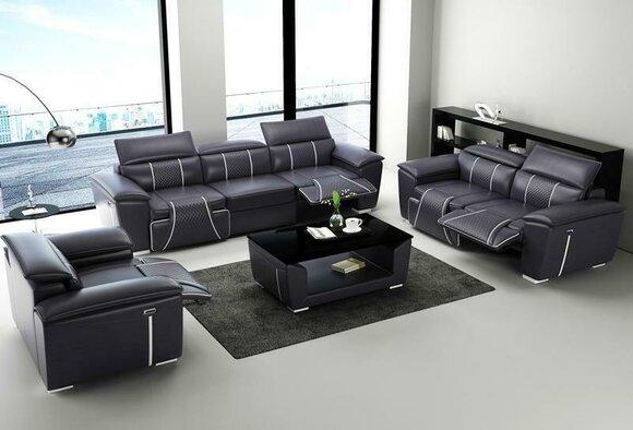 Design Couch Sofa Garnitur 3+1 Sitzer Sitz Polster Sofas Couchen Garnituren Neu