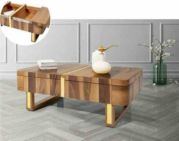 Wohnzimmer Holz Tische Beistell Luxus Stil Tisch Neu Couchtisch Beistelltisch