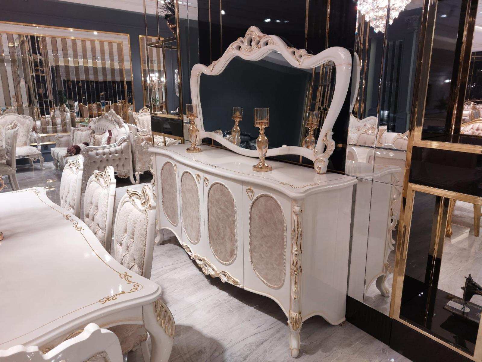 Luxus Möbel Wohnzimmer Sideboard Mit Spiegel Design Konsole Sideboard Holz