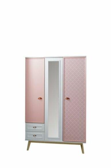 Moderner Kleiderschrank Jugendzimmer Garderoben Rosa Möbel Design Neu